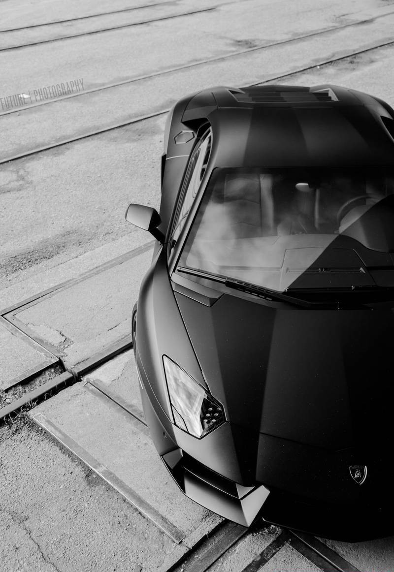 lamborghini aventador 10 4ac87 Lamborghini Aventador với màu đen cá tính và quyến rũ