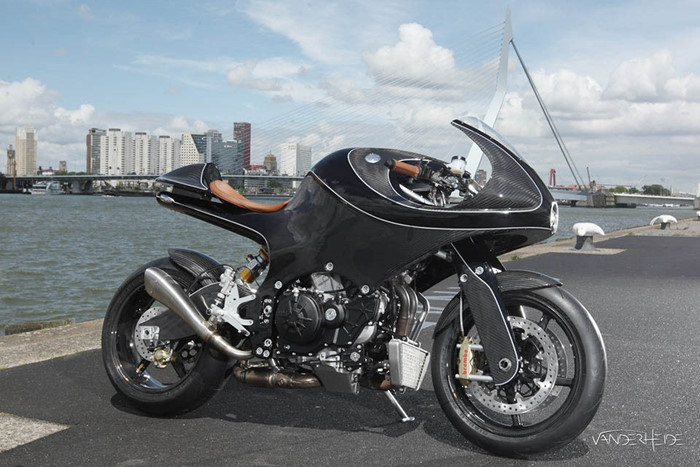 xedoisong carbon fiber superbike dutch vanderheide motorcycles 2016 h4 hayh Tuyệt tác siêu mô tô sợi carbon VanderHeide giá 150.000 euro
