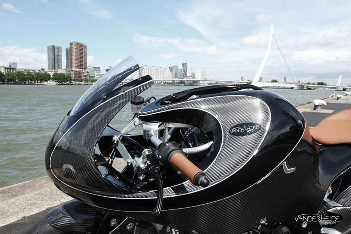 xedoisong carbon fiber superbike dutch vanderheide motorcycles 2016 h6 dnpd Tuyệt tác siêu mô tô sợi carbon VanderHeide giá 150.000 euro