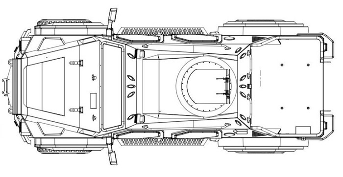 xedoisong terradyne gurkha rpv civilian edition h6 hrpk Ra mắt xe khủng Terradyne GURKHA RPV Civilian Edition cho giới siêu giàu