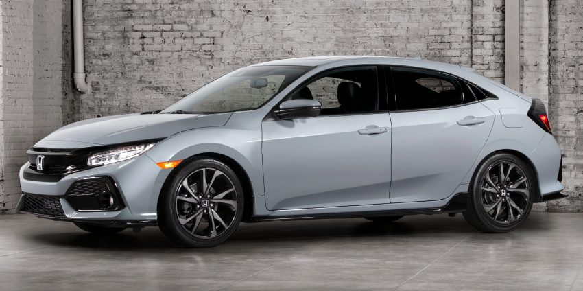  Hãng xe Honda công bố hình ảnh chính thức Civic Hatchback 2017