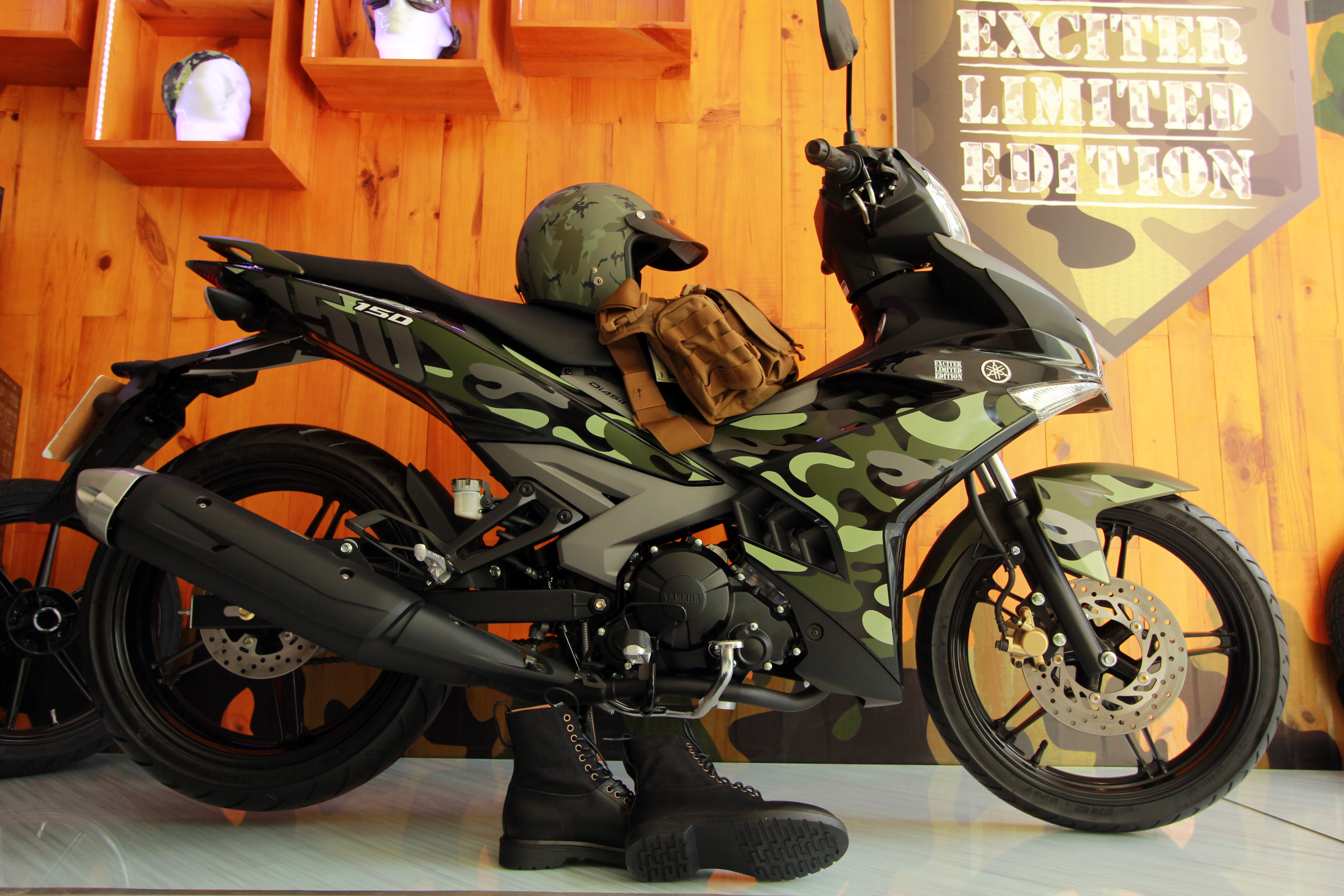 exciter camo3 20150722 11070612 Cảm nhận khả năng vận hành Yamaha Exciter 150 Camo sau 200 km